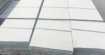 茂名芝麻白毛板，石材毛板