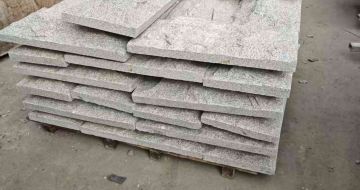 茂名芝麻白蘑菇石，自然面