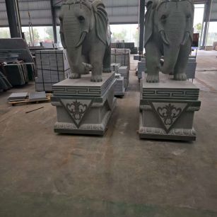 茂名芝麻灰花岗岩对象 芝麻白芝麻灰大象