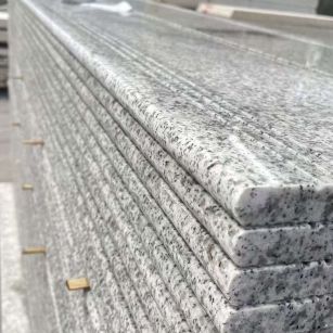 茂名芝麻白楼梯踏步 花岗岩楼梯板材