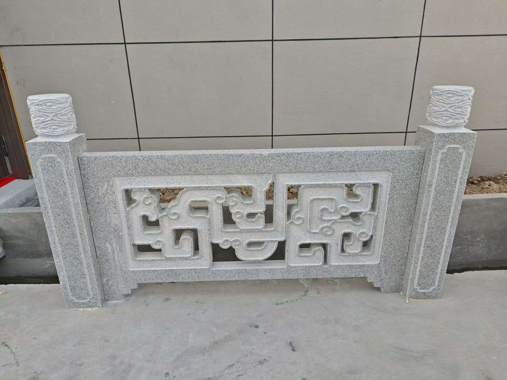 茂名芝麻白河道栏杆 桥栏杆