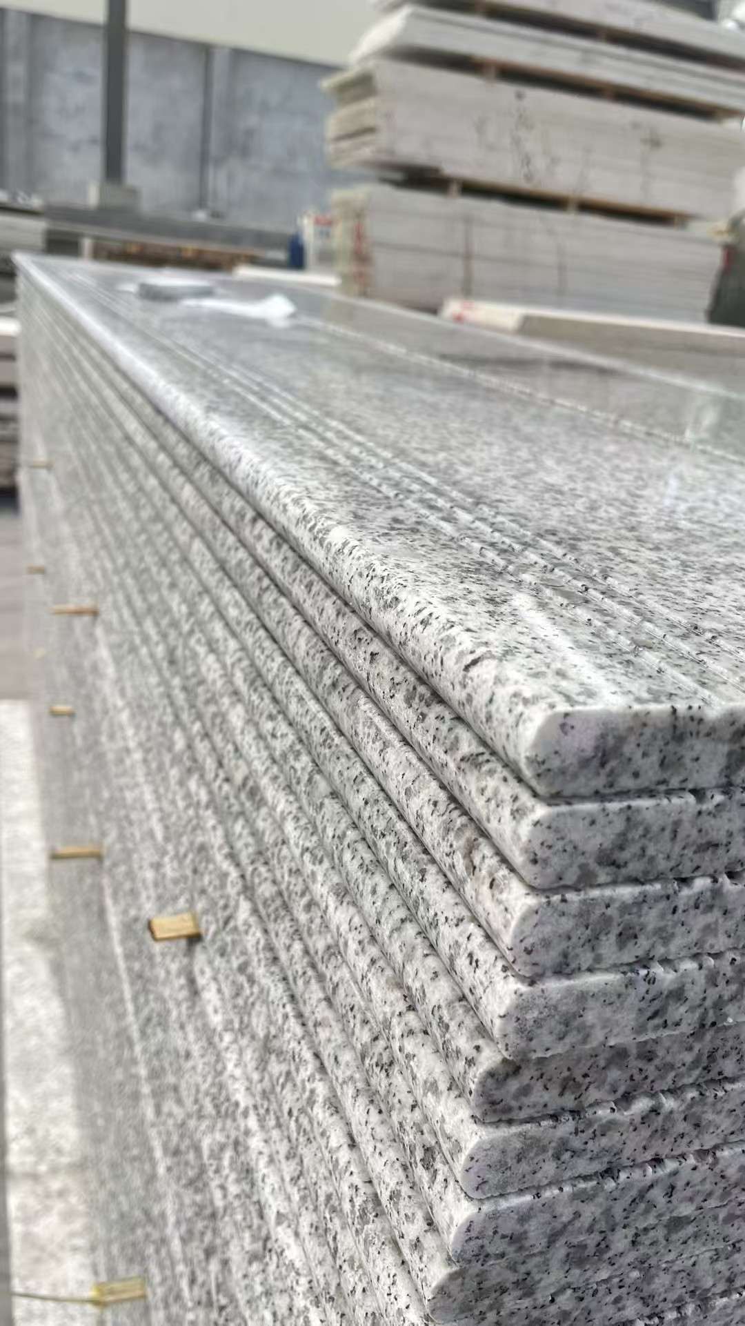 茂名芝麻白楼梯踏步 花岗岩楼梯板材